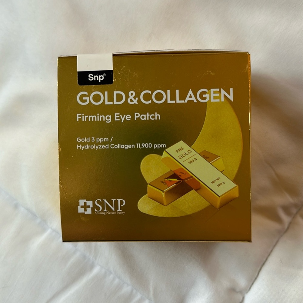 NIP SNP K-Beauty Gold & Collagen Firming Eye Patches